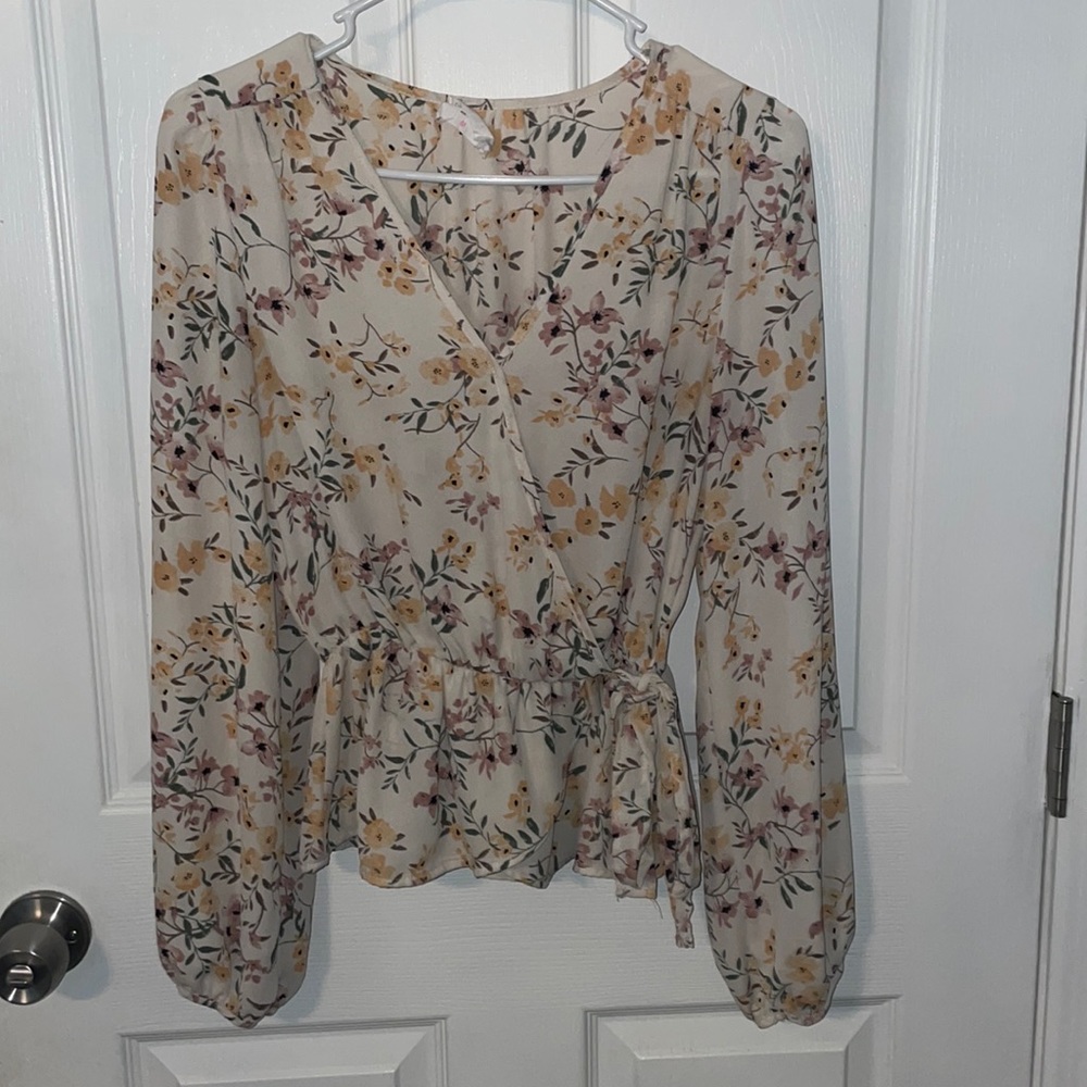 Floral long sleeve Blouse